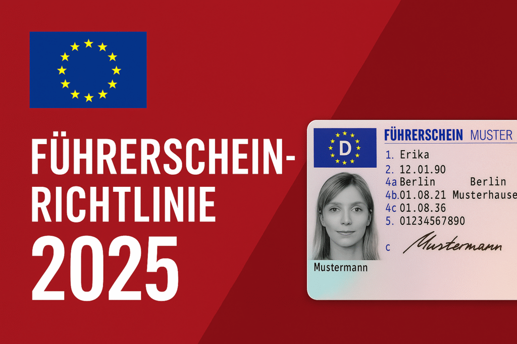 EU-Führerscheinrichtlinie 2025: Das ändert sich jetzt – und was Sie wissen müssen
